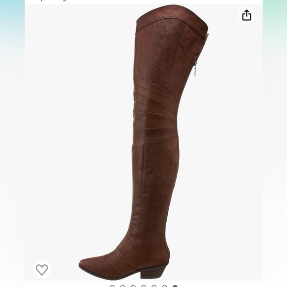 Report signature Columbus OTK boots 9 leather - Picture 2 of 16